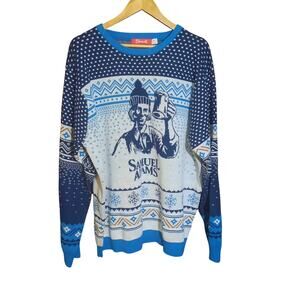 Shinesty Samuel Adams Fair Isle Mens Holiday Ugly Christmas Sweater Size XXL